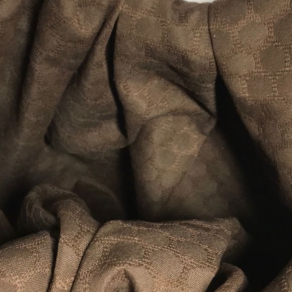 Lisa Lill Embroidery Handbag W/Wooden Handle Browns and blues - Picture 8 of 9